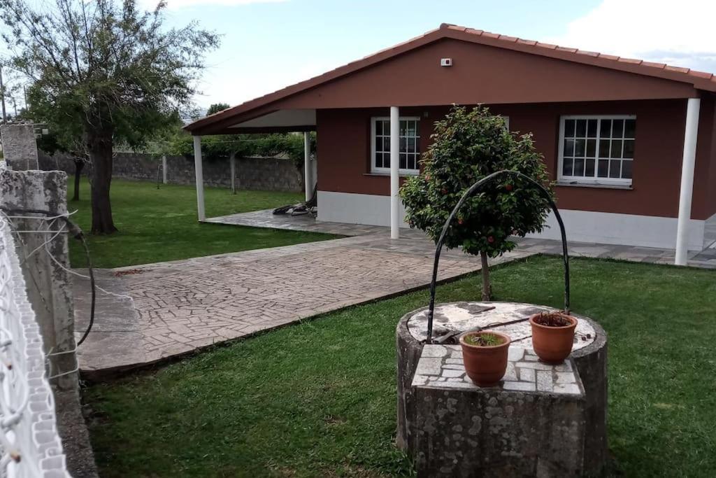 폰테베드라 Casa En Playa Mexilloeira 빌라 외부 사진